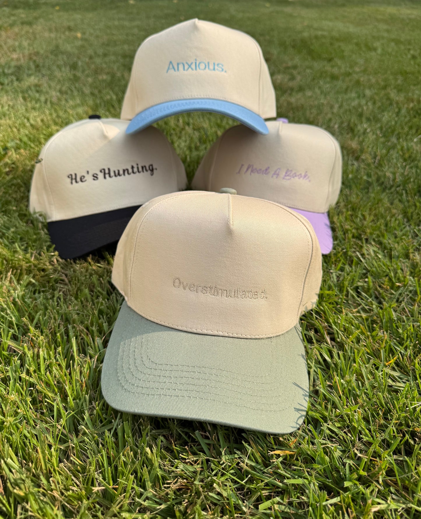 Embroidered 5-Panel Trucker Hats