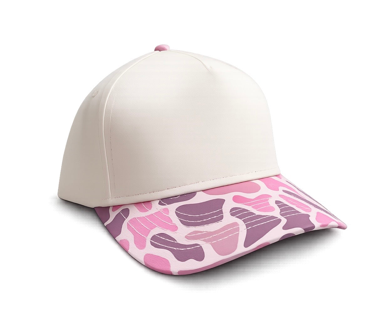 5-Panel Canvas Trucker Hat Blanks
