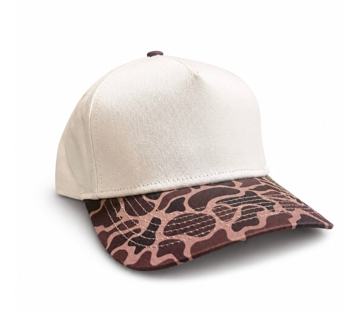 5-Panel Canvas Trucker Hat Blanks