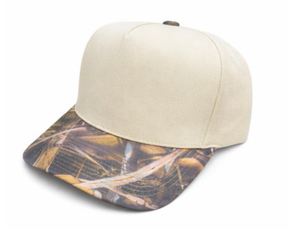 5-Panel Canvas Trucker Hat Blanks