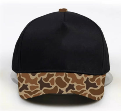 5-Panel Canvas Trucker Hat Blanks