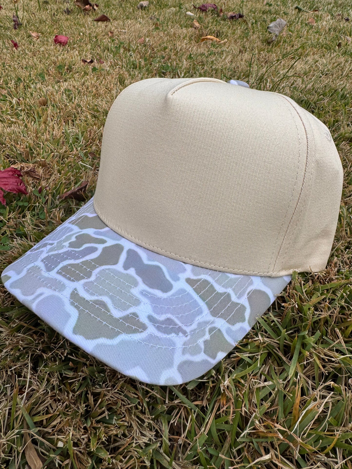 5-Panel Canvas Trucker Hat Blanks