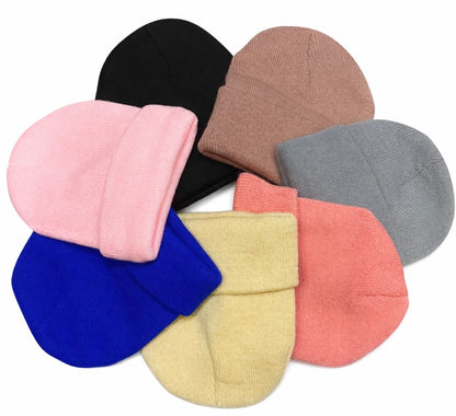 Newborn to Toddler 100% Acrylic Cuffed Beanies
