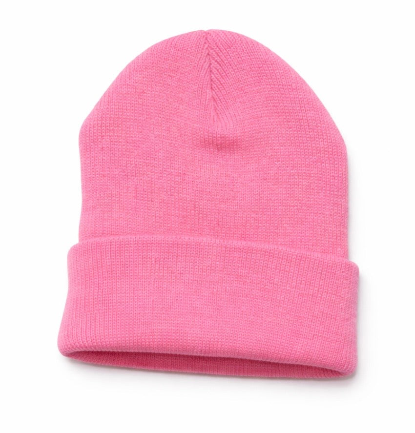 Newborn to Toddler 100% Acrylic Cuffed Beanies