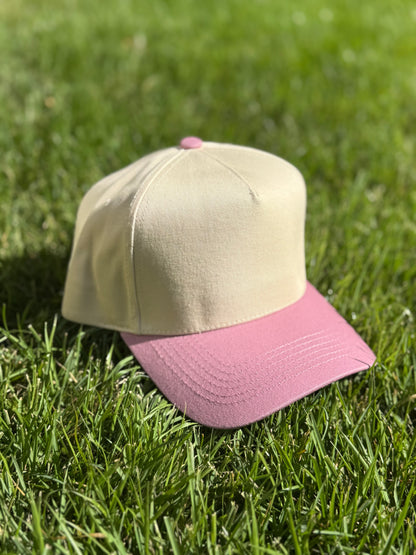 5-Panel Canvas Trucker Hat Blanks