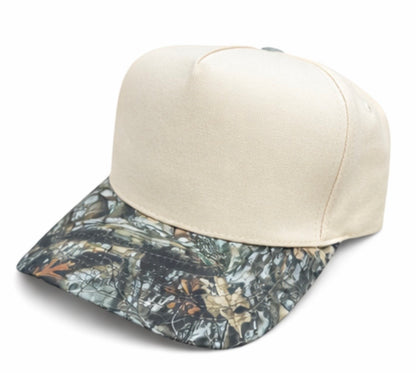 5-Panel Canvas Trucker Hat Blanks